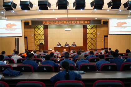 金沙澳门(中国)唯一官方网站股份公司党委召开支部书记例会