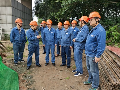 金沙澳门(中国)唯一官方网站股份公司领导深入施工项目和生产现场检查指导工作