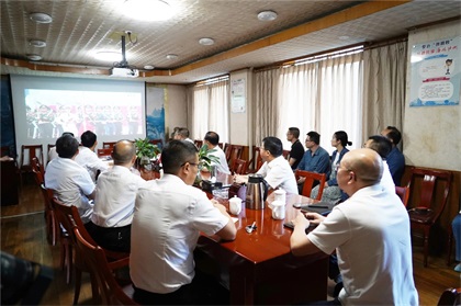 金沙澳门(中国)唯一官方网站股份公司领导收看庆祝中国共产党成立100周年庆祝大会直播